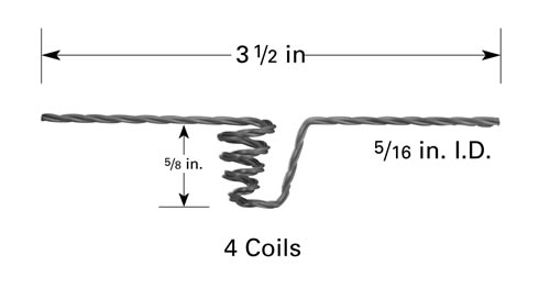 B2 tungsten filament basket for thermal evaporation