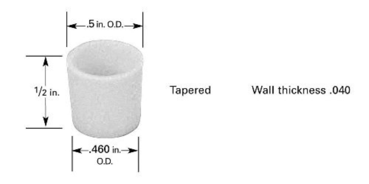 Boron nitride crucible, Evaporation crucible