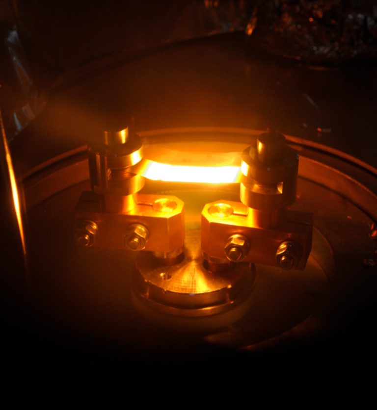 Thermal evaporation in process, picture by Inmodus