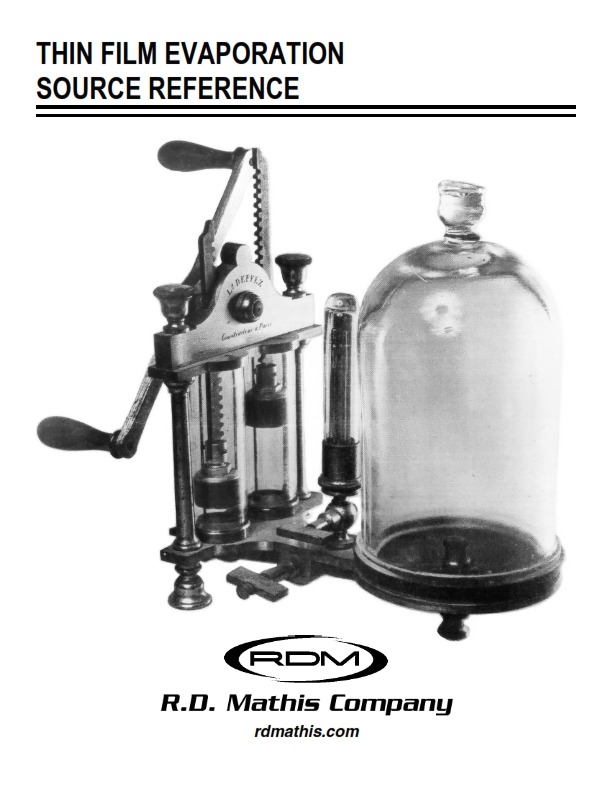 Thin Film Evaporation Source Reference Guide